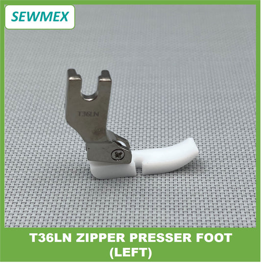 T36LN Teflon Zipper Presser Foot (Left)