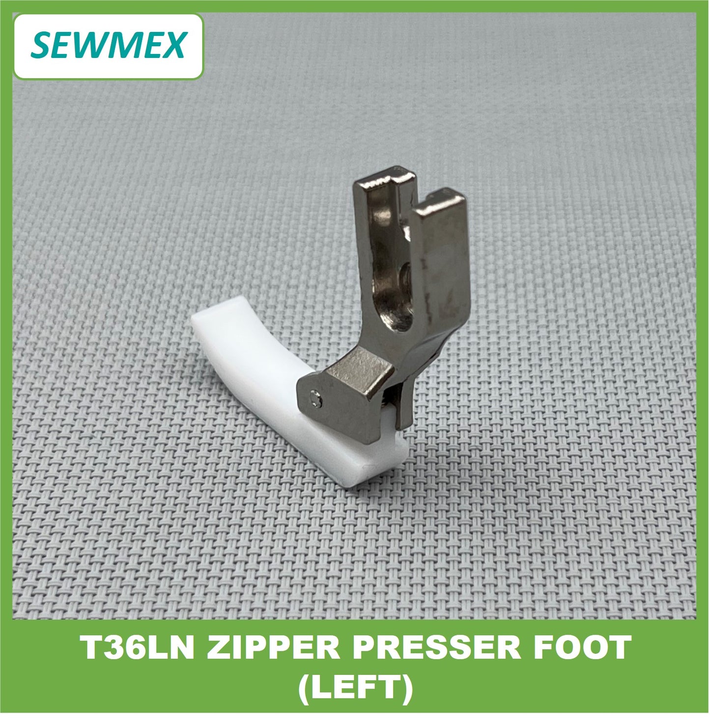 T36LN Teflon Zipper Presser Foot (Left)