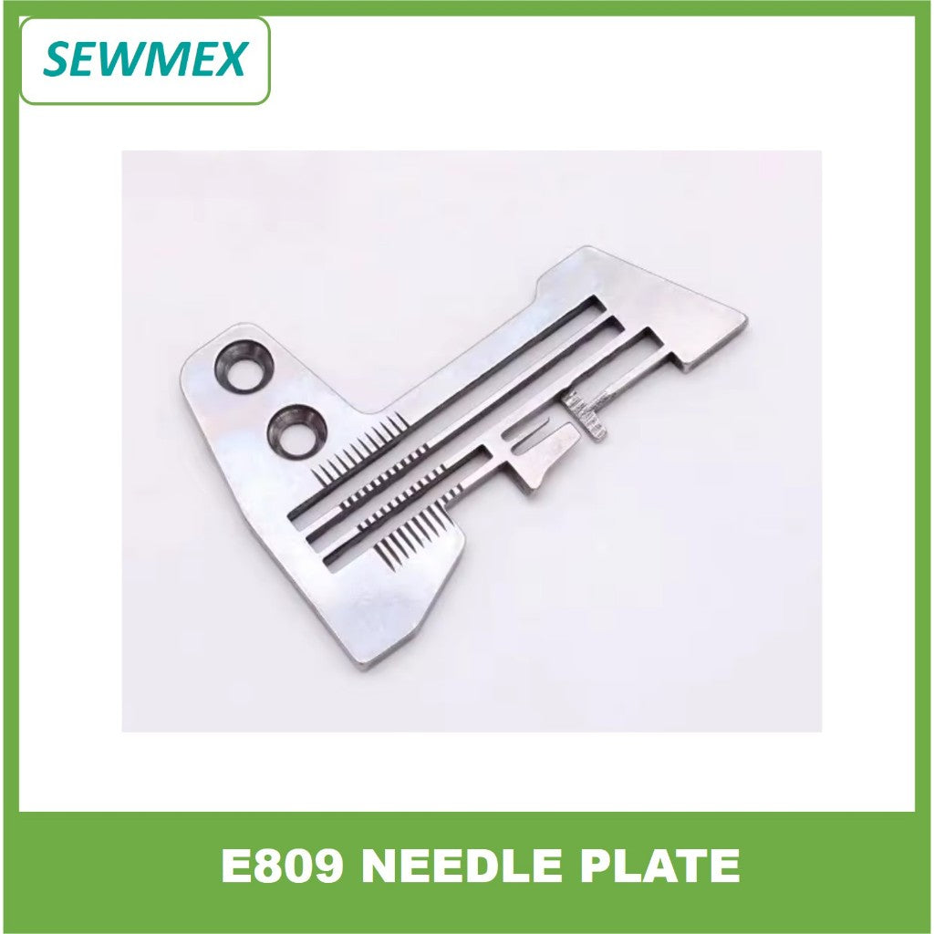 🔥Ready stock🔥E809 Needle Plate for Overlock Sewing Machine Siruba 4 Thread