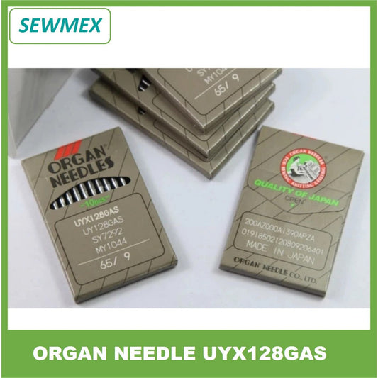 [ORIGINAL] UYX128GAS #9B Organ Needles/ Jarum untuk Interlock Sewing Mesin Industri/ Jarum Mesin Jahit Industri Flatlock