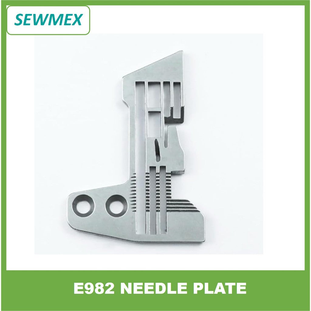 🔥Ready stock🔥E982 Needle Plate for Siruba 757 (700F 5 Thread) Industrial Overlock Sewing Machine/ Mesin Jahit tepi