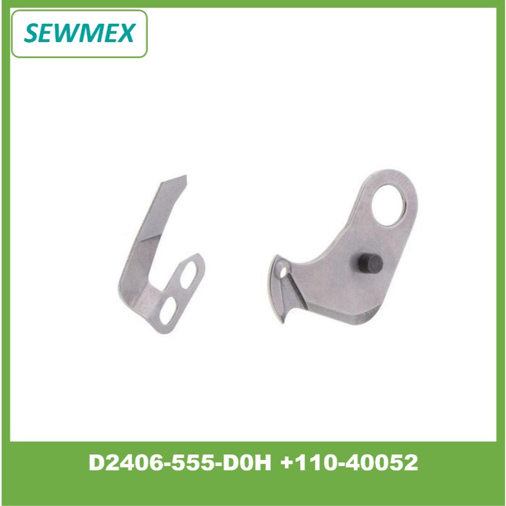 🔥Ready stock🔥110-40052 Movable Knife/ D2406-555-D0H Fixed Knife for Juki Lockstitch Sewing Machine