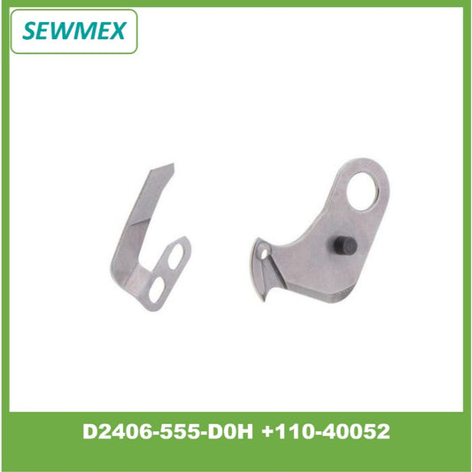 🔥Ready stock🔥110-40052 Movable Knife/ D2406-555-D0H Fixed Knife for Juki Lockstitch Sewing Machine